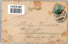 Wappen Deutschen Gruß und handschlag zur 200 jährigen Jubelfeier Adel Preußen 1901