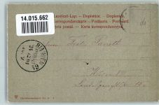 Christbaumschmuck Serie 16 Nr. 4 Lebkuchen 1901 Gebrauchsspuren