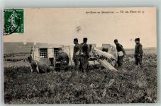 Artillerie im Manöver Militär Frankreich