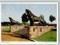 W3000 Hannover Bronze Löwen an der Bastei Maschsee Skulptur