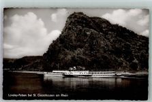 W5421 Loreley Raddampfer Cecilie Rheinschiff Foto AK