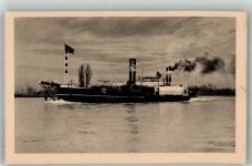 Strasbourg Straßburg Seitenraddampfer Rheinschiff Foto AK