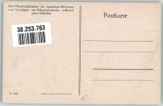 General von Linsingen am Scherenfernrohr während eines Gefechts WK I Verlag Imberg & Lefson 228 General