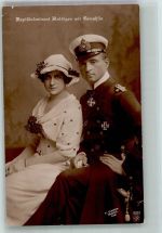 W2300 Kiel , Ostsee Kapitänleutnant Otto Eduard Weddigen in Uniform mit Frau Eisernes Kreuz Ort lt. Fotograf Urbahns NPG 5251 U-Boot