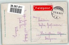78333 W7768 Stockach , Baden 1916 Gebrauchsspuren Kirche