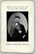 69115 W6900 Wieblingen Gebrauchsspuren Pfarrer Heinrich Müller Religion Bibel