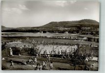 72116 W7406 Mössingen Foto AK Schwimmbad Freibad Bademode