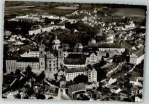 88250 W7987 Weingarten , Württ Foto AK Fliegeraufnahme Münster Barockkirche