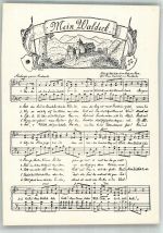 34513 W3544 Waldeck , Hess Lieder AK Mein Waldeck Pfarrer A. Koch um 1890