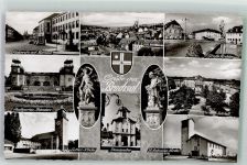 76646 W7520 Bruchsal - Damianstor Lutherkirche Rathaus