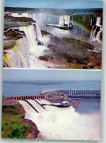 Curitiba Hubschrauberflüge über den Iguazu-Wasserfälle und dem Itaipu-Wasserkraftwerk Hubschrauber Werbe AK