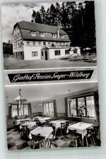 72218 W7277 Wildberg , Württ Foto AK Gasthaus Pension Seeger