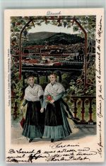 79539 W7850 Lörrach 1905 Lithographie Markgräflerinnen