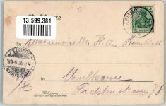 79415 W7848 Bad Bellingen , Baden 1907 - Gasthaus zum Hirschen Weinreben