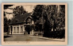 O7543 Lübbenau Gasthaus zum grünen Strand der Spree Bahnpost Berlin- Zug 770 Karneval