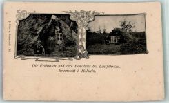 24632 W2359 Lentföhrden Gebrauchsspuren Erdhütten und ihre Bewohner Foto AK