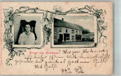 79539 W7850 Hauingen 1901 - Volkstracht Wohn- und Geschäftshaus