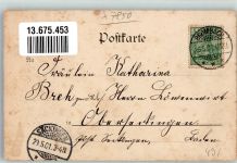 79539 W7850 Hauingen 1901 - Volkstracht Wohn- und Geschäftshaus