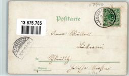 06917 O7940 Jessen Elster 1899 Lithographie Hotel Stadt Berlin Gasthaus Schützenhaus Geschäft Franziskus