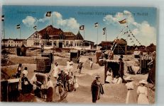 23746 W2436 Kellenhusen Ostsee Foto AK Strandleben Gasthaus