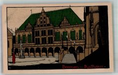 28195 W2800 Bremen Künstlersteindruck Rathaus