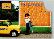 W3000 Hannover Leibniz Butterkeks Werbung Bahlsen Keks Werbe AK