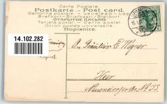 Verliebtes Paar in bayerischer Tracht Poesie / Liebe Trachten Bayern 1907 Prägedruck