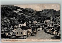 3400 Maria Gugging Foto AK Pferdestraßenbahn Gasthaus Kirche