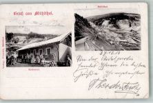 6311 Oberau 1912 Gebrauchsspuren Krämerei Mühlthal