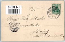 55543 W6550 Bad Kreuznach 1903 Foto AK Krankenhaus Diakonissenhaus Kirche
