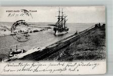 Port Said 1903 Gebrauchsspuren Suez Kanal