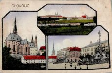 Olomouc Olmütz 1918 Gebrauchsspuren Kirche Dom Niederring