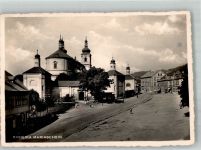 Krupka Graupen 1938 Foto AK Kirche Mariaschein