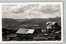 9520 Annenheim Foto AK Hüttenstempel Alpengasthaus Gerlitzenhaus Berglift Station