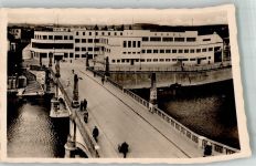 Prerov Prerau 1942 Foto AK Brücke Scan verzogen
