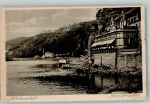 Hrensko Herrnskretschen Foto AK Elbelandschaft