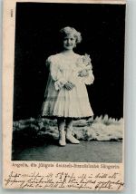 Angelia jüngste deutsch-französische Sängerin Musik 1906