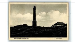Norderney 1930 Nordseebad Leuchtturm
