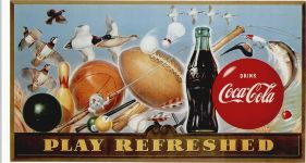 Archiv from Company 1951 Poster Postkarte Coca-Cola 1992