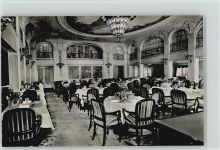 D. New York Speisesaal 1. Kl. Innenansicht Dampfer New York 1938