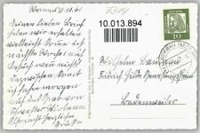73249 W7314 Wernau (Neckar) - Schloß kath. Kirche Großwäscherei Rathaus