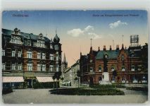53879 W5350 Euskirchen - Kriegerkenkmal Postamt Hotel "Zur Post"