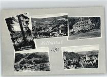 53940 W5374 Hellenthal , Eifel - Jugendherberge Olef-Talsperre Schwimmbad Campingplatz