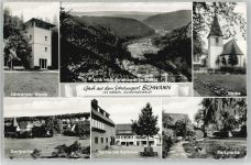 75334 W7541 Schwann - Schwanner Warte Kirche Park Rathaus Rotenbach