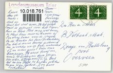 Foto AK Landesmuseum Trier Bauwerk