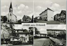 63322 W6074 Urberach - Kirche Naturfreundehaus Schule Rathaus