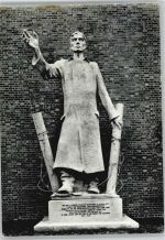 37133 W3403 Friedland , Kr Göttingen - Grenzdurchgangslager Heimkehrer-Statue