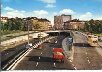10115 W1000 Berlin um 1970 - Berlin-Halensee, Stadtautobahn (freeway),Krüger AKU1