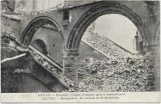 Leuven Louvain / Löwen 1915 - Universität nach dem Bombardement, Ruine AKU1