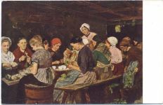 Künstler AK, Konservenmacherinnen, Nr. 12,E.A. Seemann,sign. Liebermann E. A. Seemann um 1930/40